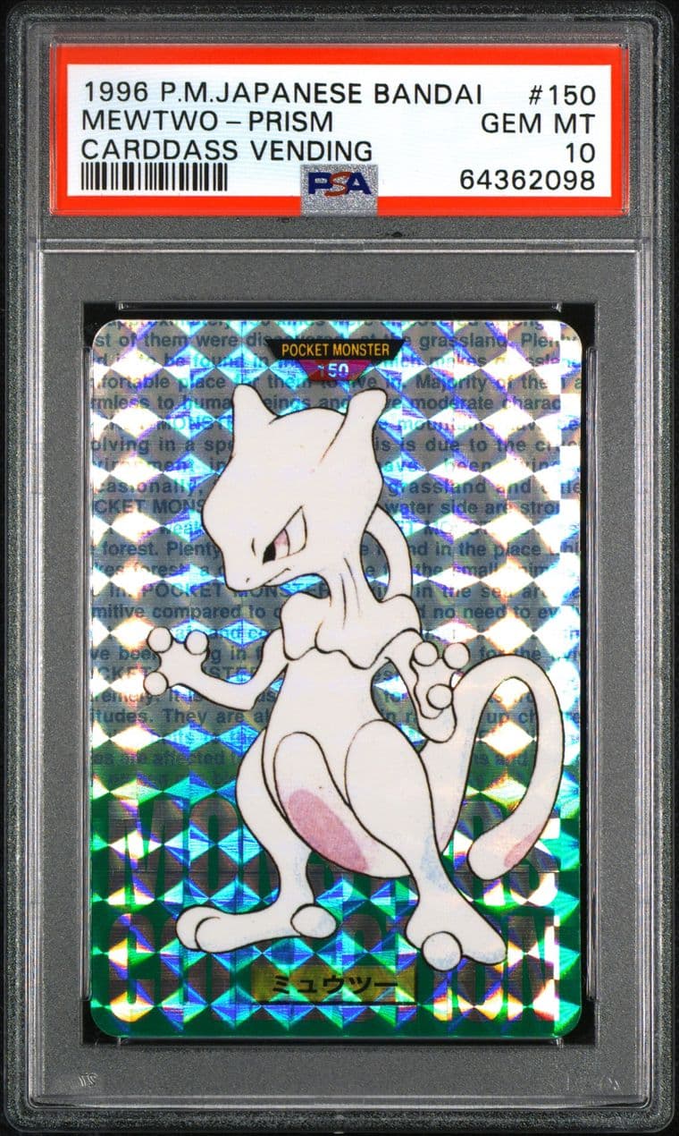 Mewtwo prism PSA 10, cert 64362098