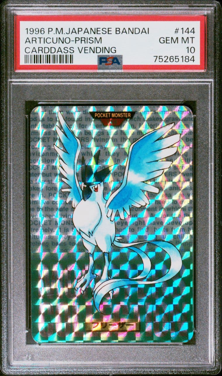 Articuno prism, green version, PSA 10