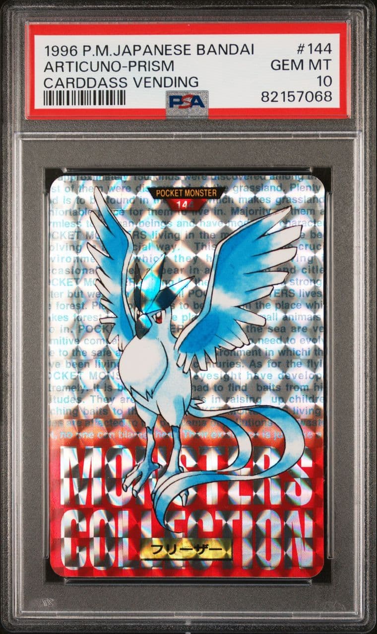 Articuno prism PSA 10, cert 82157068