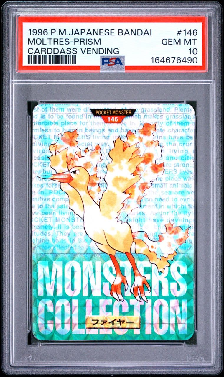 Moltres prism PSA 10, cert 164676490